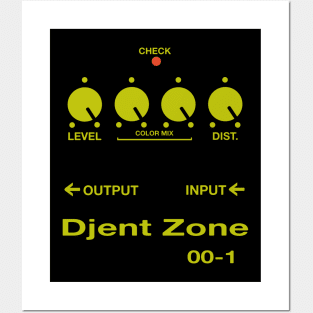 Djent Zone Guitar Pedal Posters and Art